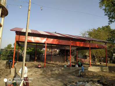 106 construction of sheds bal bharti academy